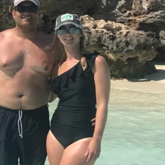 HILOR One Shoulder Asymmetric Ruffle Swimsuit   NEW WITH TAGS! - Picture 9 of 16